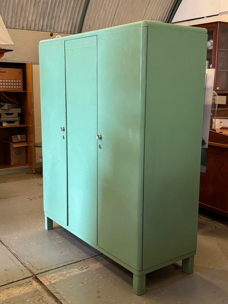 Vintage kledingkast, Huis en Inrichting, Kasten | Lockerkasten, Ophalen, Gebruikt