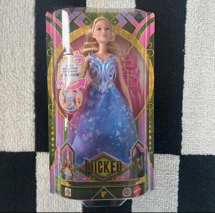 Mattel Zingende Glinda the good pop wicked for good, Verzamelen, Poppen, Nieuw, Pop, Ophalen of Verzenden