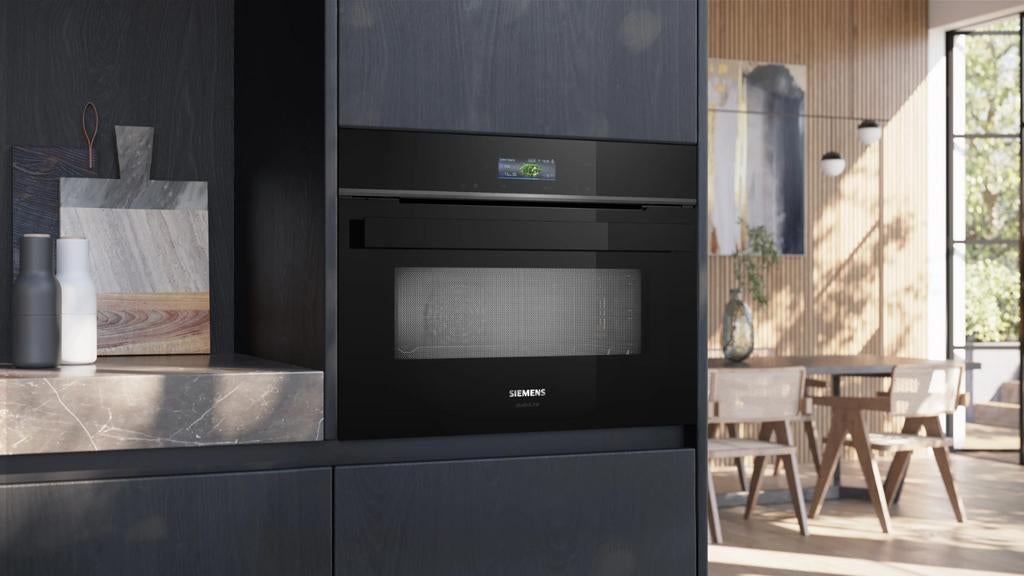 Nieuwe Siemens iQ700 Studioline oven+mag 45cm Zwart
€1350,-, Nieuw, Oven met grill, Inbouw, 45 tot 60 cm