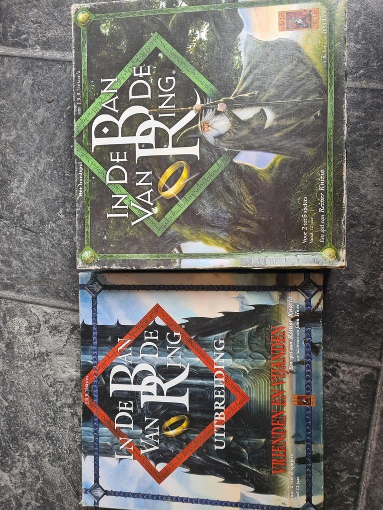 In de Ban van de Ring bordspel + uitbreiding, Vijf spelers of meer, Ophalen of Verzenden, Gebruikt, 999 Games