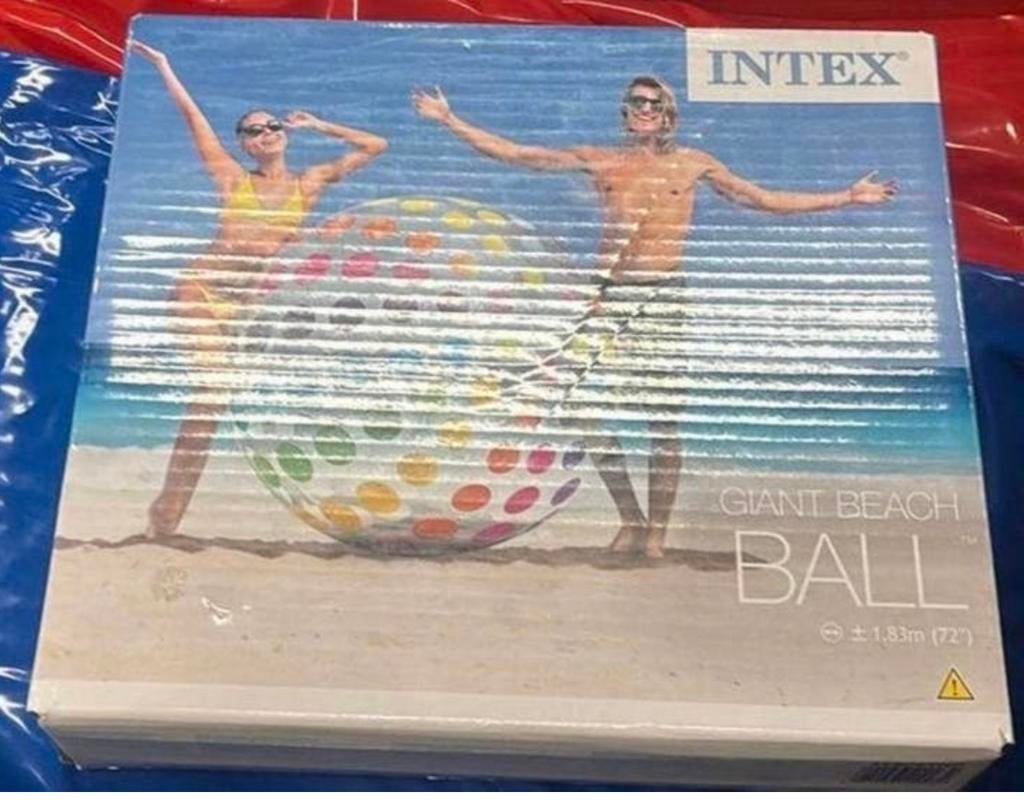 Mega strandbal intex, Verzenden, Zo goed als nieuw