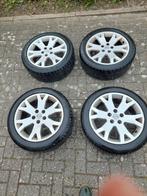 Opel velgen 17 inch met zomerbanden, Ophalen, Velg(en), 17 inch, Zomerbanden