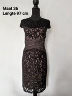 Kanten jurk Esprit feestjurk cocktailjurk galajurk zwart 36, Zwart, Cocktailjurk, Ophalen of Verzenden, Zo goed als nieuw
