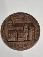 Stadszegel Martinikerk 1964 plaquette embleem, Ophalen of Verzenden, Brons, Nederland