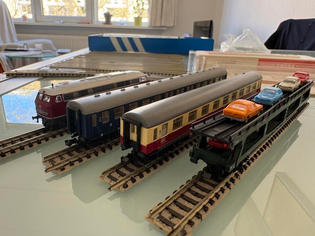Fleischmann Piccolo N set, Hobby en Vrije tijd, Modeltreinen | N-Spoor, Ophalen, Zo goed als nieuw, Gelijkstroom, Fleischmann