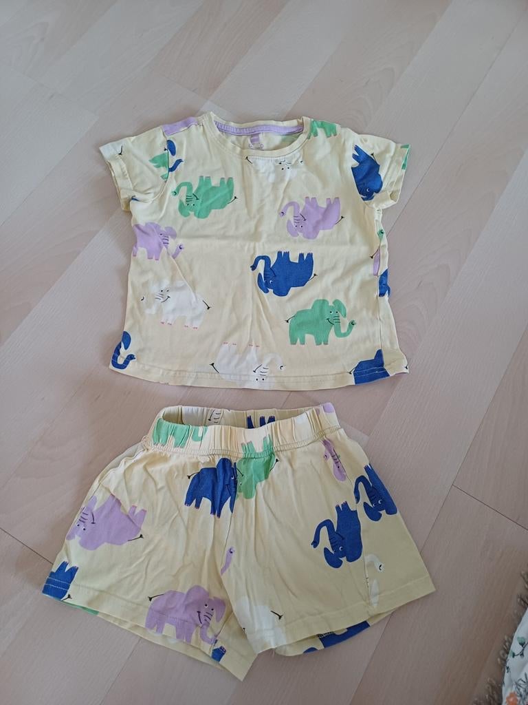 Zomer pyjama HEMA - maat 110/116, Kinderen en Baby's, Kinderkleding | Maat 92, Ophalen of Verzenden, Hema, Meisje, Nacht- of Onderkleding