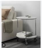 IKEA STRIND bijzettafel, 50 cm, 45 tot 60 cm, Minder dan 55 cm, Metaal of Aluminium, Rond