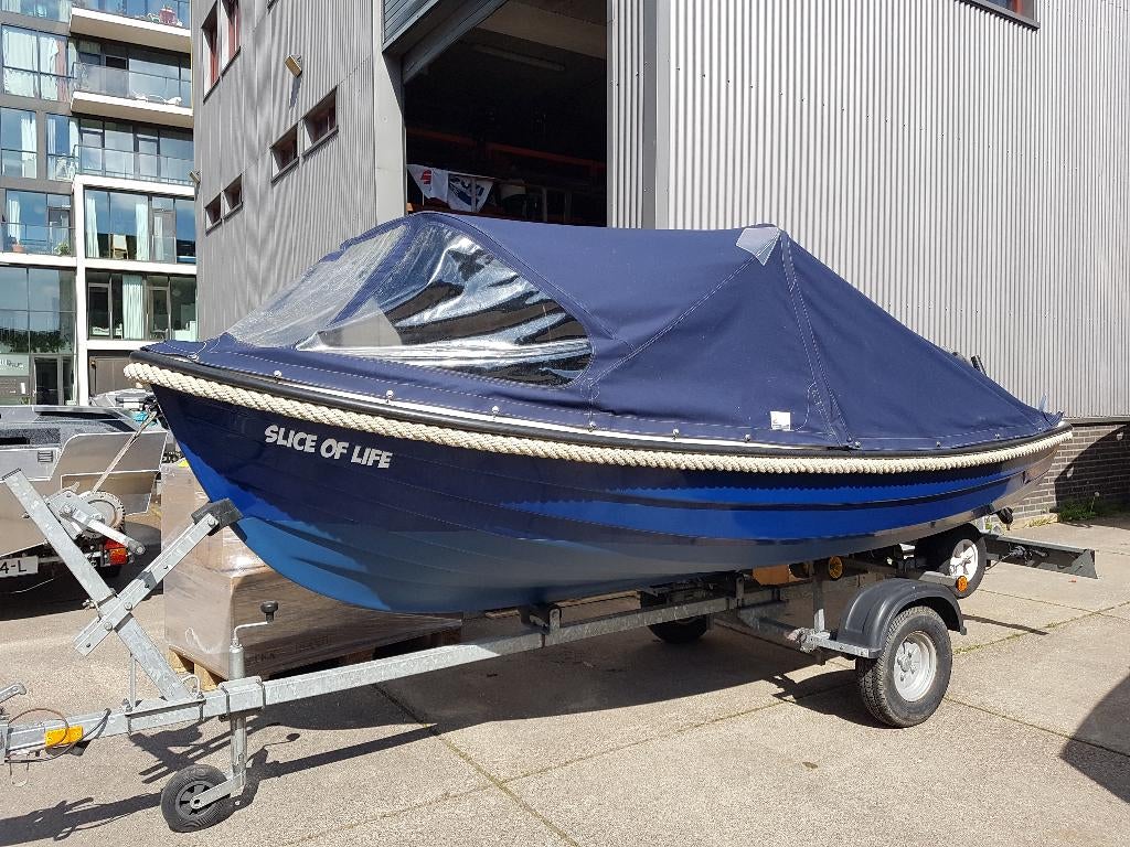 Sloep motorbootje, Ophalen, 10 tot 30 pk, Gebruikt, 3 tot 6 meter