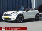 MINI Cabrio 1.6 Cooper Chili | Leder | Stoelverwarming, Auto's, 1140 kg, Euro 5, Gebruikt, Zwart