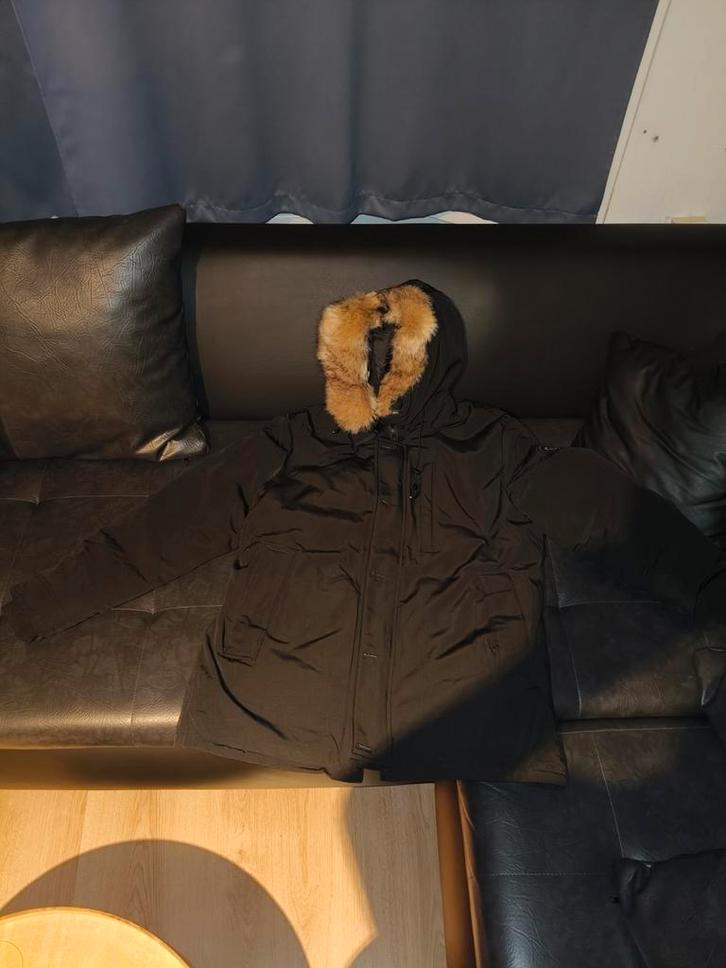 Canada Goose Chateau Parka Black Label XXL + bontkraag €200, Kleding | Heren, Jassen | Winter, Nieuw, Overige maten, Zwart, Ophalen