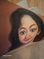 Indonesische schilderij.. van kool en geen verf, Ophalen of Verzenden