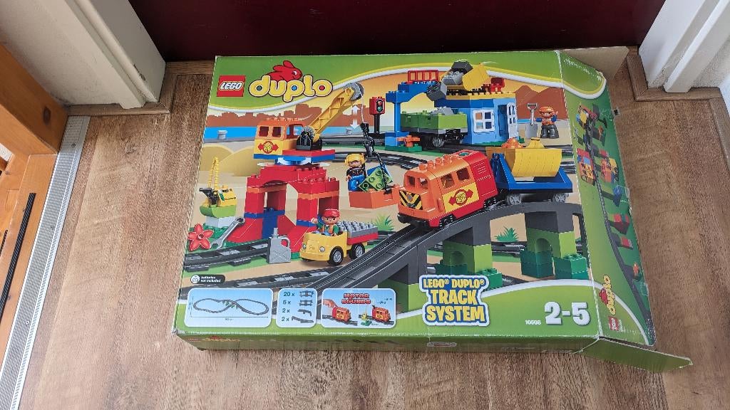 Lego Duplo grote uitgebreide luxe treinset met doos + boekje, Kinderen en Baby's, Speelgoed | Duplo en Lego, Compleet, Overige thema's