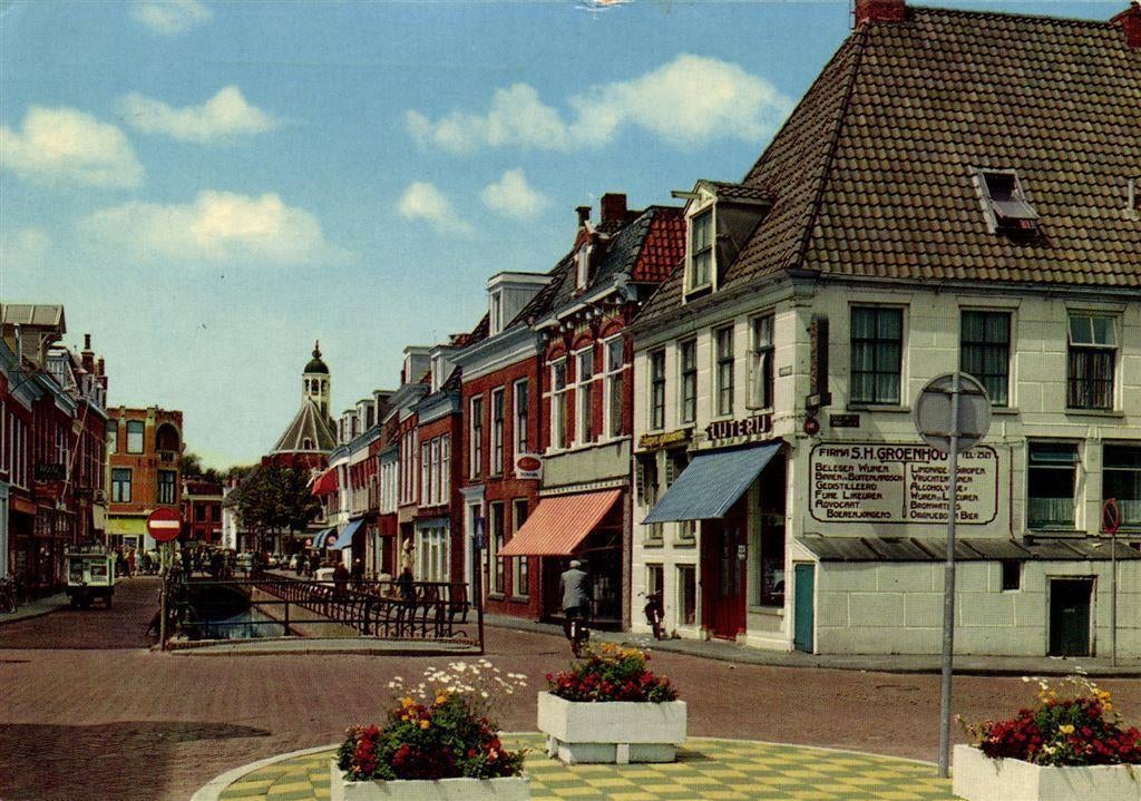 Sneek, Suupmarkt - volk verkoopkar - gelopen, Ophalen of Verzenden, Voor 1920, Gelopen, Friesland