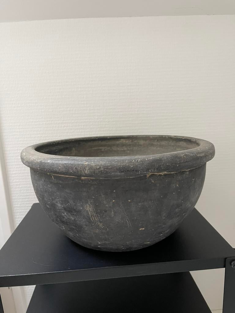 Sobere schaal, Ophalen of Verzenden, Zo goed als nieuw, Rond, Glas