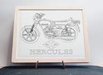 Themategel met een Hercules k50RL brommer als thema, Ophalen of Verzenden, Nieuw