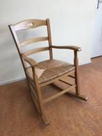 Schommelstoel zo goed als nieuw - Hout & Riet, Ophalen, Bruin, Zo goed als nieuw, Eén