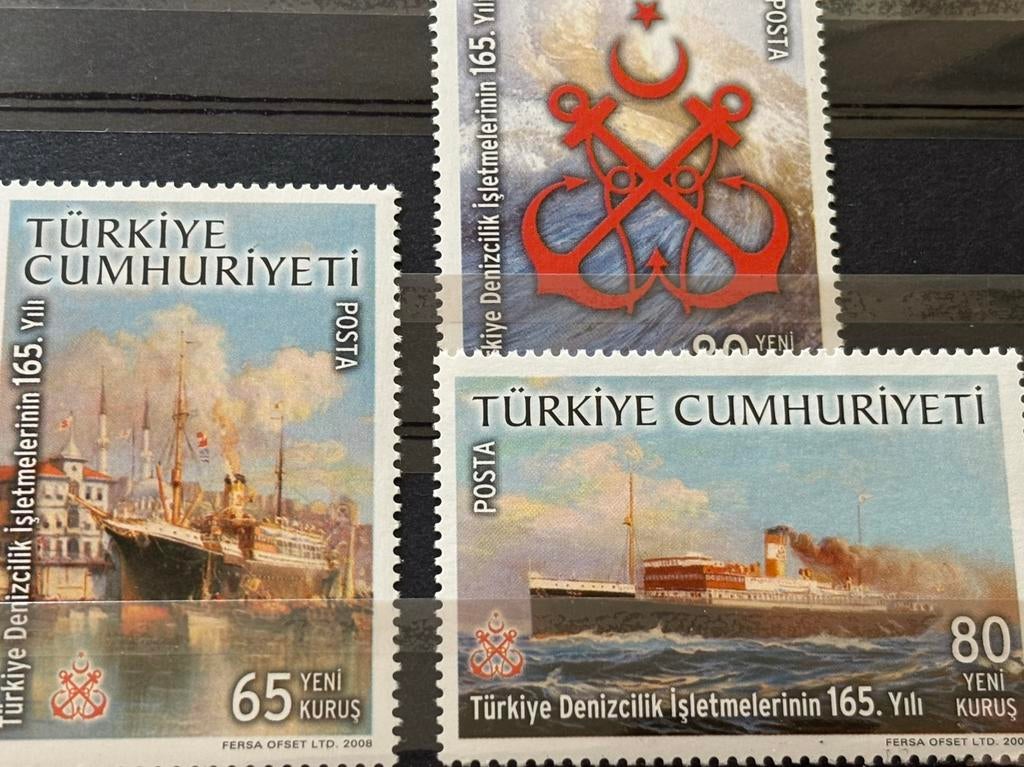 Schepen, Turkije 2008, Ophalen of Verzenden, Postfris, Overige thema's