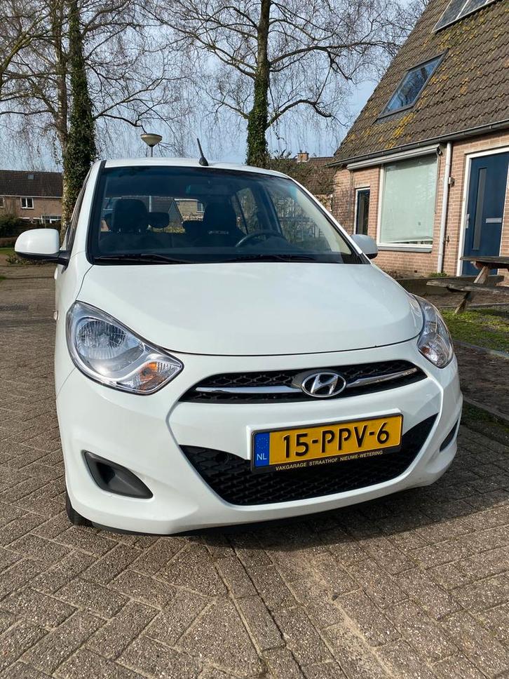 Hyundai i10 1.1 I 5DR 2011 Wit, Auto's, Hyundai, Particulier, i10, Benzine, B, Hatchback, Handgeschakeld, Origineel Nederlands