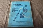 Triumph Tiger Cub T20 T20C 1958 motorcycle parts catalogue, Motoren, Handleidingen en Instructieboekjes, Ophalen of Verzenden