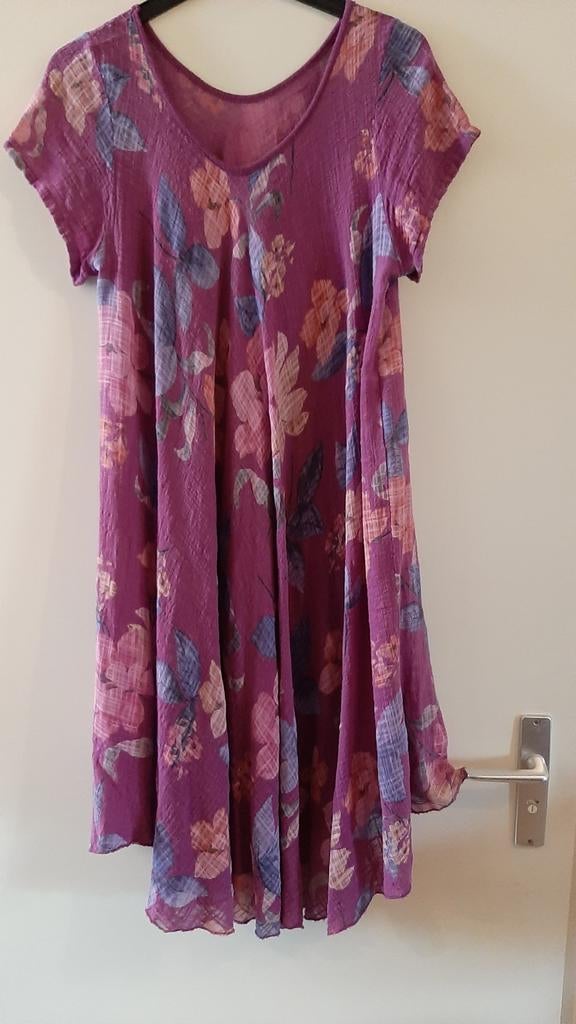 Leuke  zomerjurkje  een maat, Kleding | Dames, Ophalen of Verzenden, Zo goed als nieuw, Onder de knie