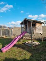Speelhuisje met glijbaan, Ophalen, Gebruikt, Glijbaan