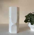 AK Kaiser Op Art vaas, Wit, Aardewerk of Porselein, Ophalen of Verzenden, Zo goed als nieuw