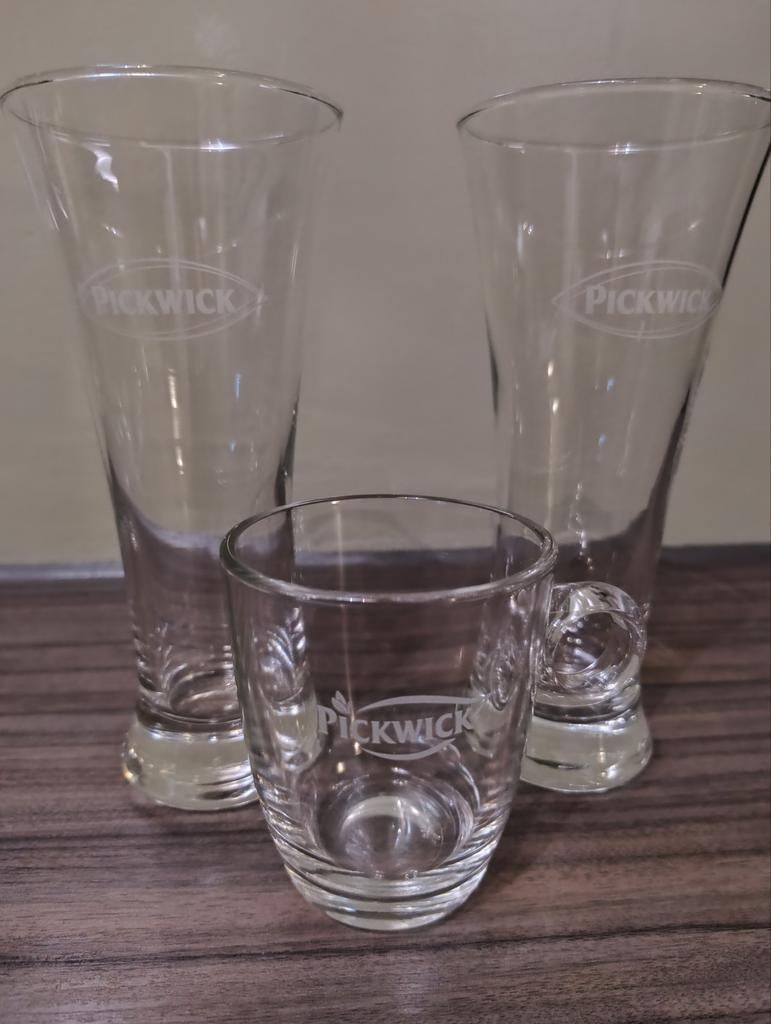 verschillende soorten Pickwick glazen, Ophalen of Verzenden, Nieuw, Overige typen