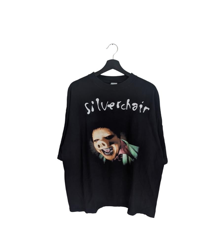 silverchair pig face tour tee 1995 – xl –band shirt, Kleding | Heren, T-shirts, Vintage, Vintage, Ophalen of Verzenden, Zo goed als nieuw