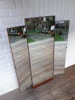 Vintage retro spiegel kapspiegel drieluikspiegel jaren 60., Huis en Inrichting, Woonaccessoires | Spiegels, Ophalen, Gebruikt