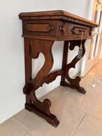 Prachtig Antiek wand tafeltje / wandtafel met lade, Ophalen