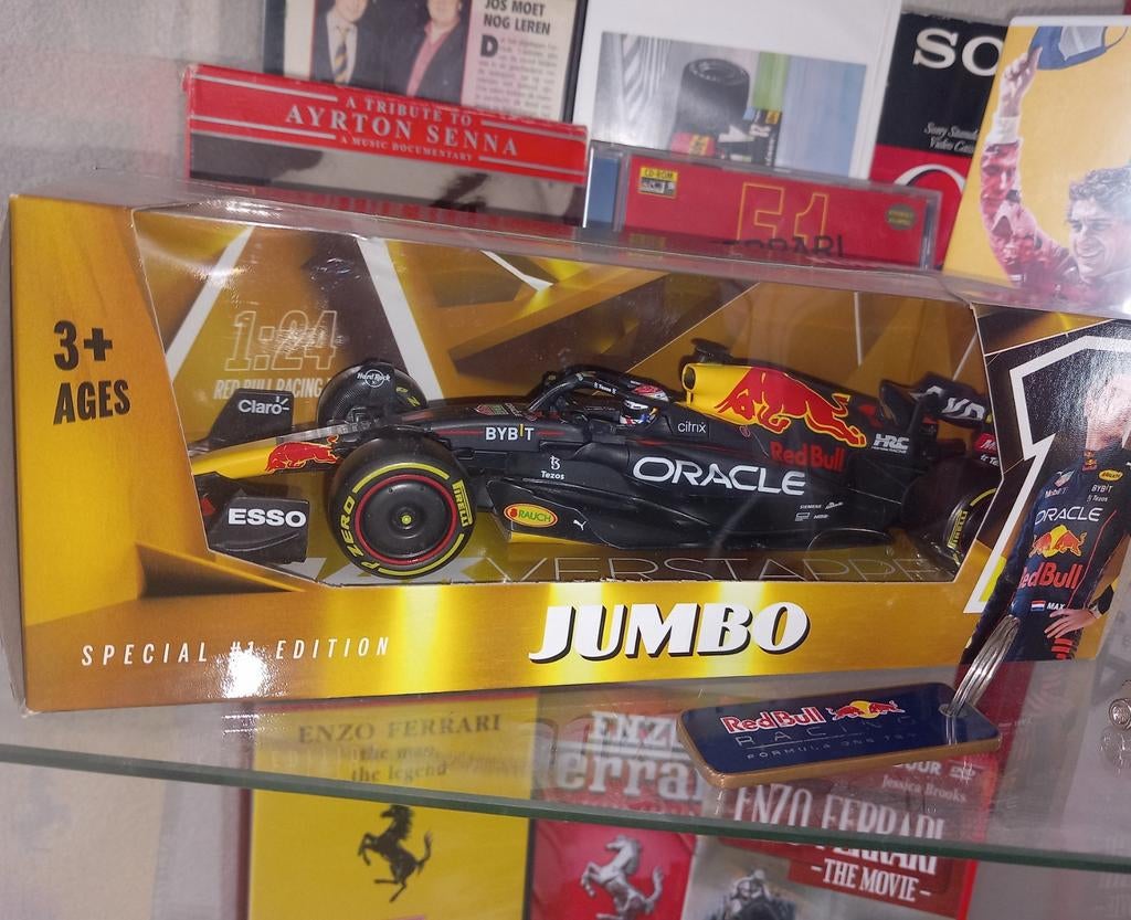 Ferrari & Ayrton Senna Verzameling + Vitrinekast, Ophalen of Verzenden, Gebruikt, Formule 1