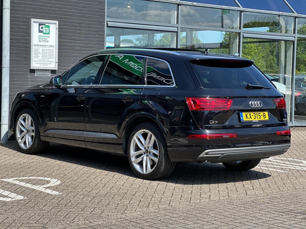 Audi Q7 3.0 TDI e-tron quattro Sport/PANO-DAK/CAMERA/LEDER/N, Auto's, Audi, Automaat, Gebruikt, Euro 6, 259 pk