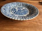 Antiek Delfts Blauw Bord - 17e Eeuw Kangxi Stijl, Antiek en Kunst, Antiek | Keramiek en Aardewerk, Ophalen of Verzenden