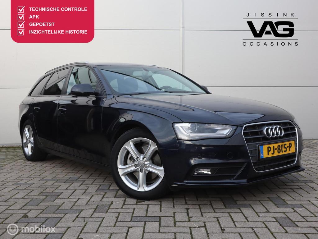 Audi A4 Avant 1.8 TFSI Automaat Standkachel Leer Stoelverwar, Euro 5, Gebruikt, 4 cilinders, Blauw