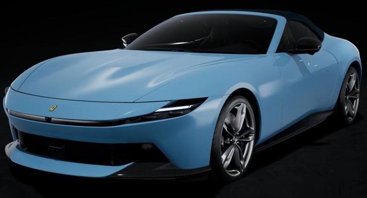 Ferrari Amalfi Spider Azzurro 1:18 P18281D BBR PRE-ORDER, Hobby en Vrije tijd, Modelauto's | 1:18, Nieuw, Auto, Overige merken