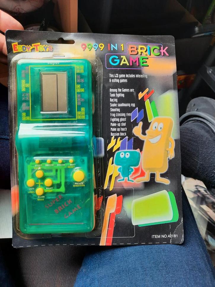 Eddy Toys 9999 in 1 Brick Game LCD Handheld Klassiek, Spelcomputers en Games, Spelcomputers | Nintendo Game Boy, Nieuw, Overige modellen