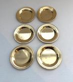 Messing onderzetters, Ophalen of Verzenden, Zo goed als nieuw, Glas of Kopje