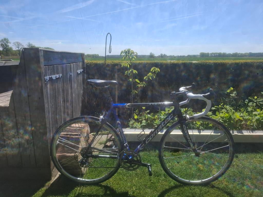 Corratec carbon racefiets 10 speed campagnolo M, Fietsen en Brommers, 28 inch, Carbon, Zo goed als nieuw, Meer dan 20 versnellingen