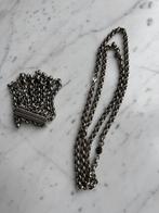Ketting met bijpassende armband van JWLZ, Ophalen of Verzenden, Zo goed als nieuw, Zilver, Overige materialen