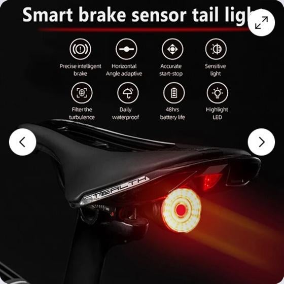 Automatisch fiets-achterlicht / remlicht., Fietsen en Brommers, Fietsonderdelen, Nieuw, Overige typen, Ophalen of Verzenden