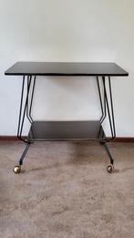Vintage trolley, barcart, theetafel, sixties, Gebruikt, 50 tot 100 cm, Midcentury modern, Ophalen