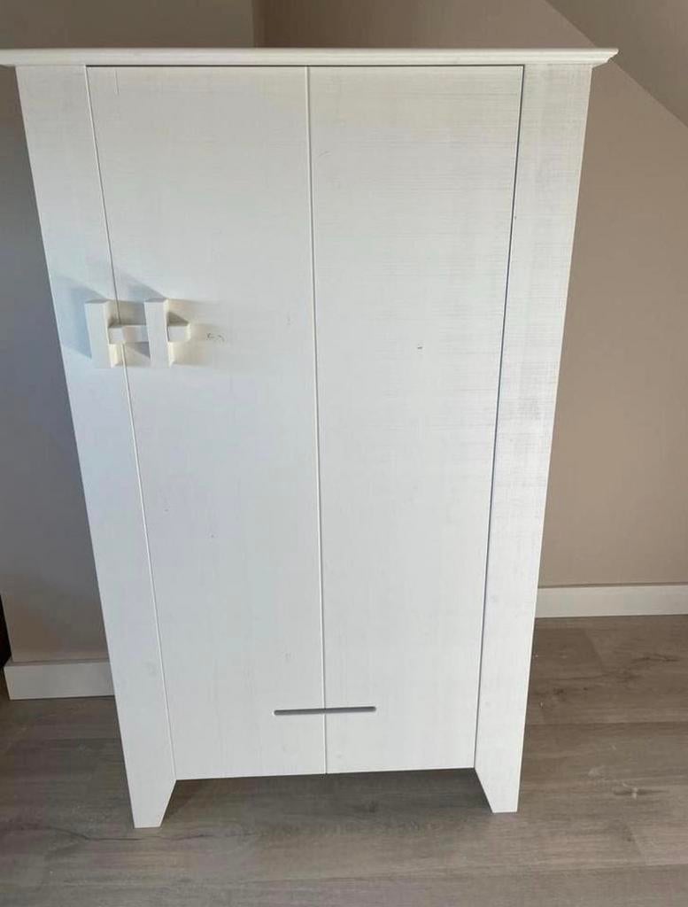 Woood boerenkast Gijs wit, Ophalen, Zo goed als nieuw, 25 tot 50 cm, 50 tot 100 cm