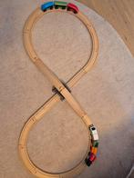 Ikea houten treinbaan met treinen, Ophalen of Verzenden