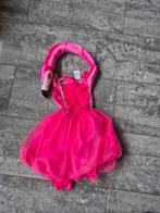 Flamingo jurk - Maat 128 (draagmaat 116/122), Kinderen en Baby's, Ophalen of Verzenden, Zo goed als nieuw, 122 t/m 128, Meisje
