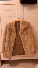 Echte bontjas, Kleding | Dames, Jassen | Winter, Ophalen of Verzenden, Zo goed als nieuw, Maat 38/40 (M), Beige