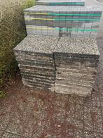 22 stuks grindtegel 50 x50, Ophalen, Gebruikt, 10 m² of meer, Beton