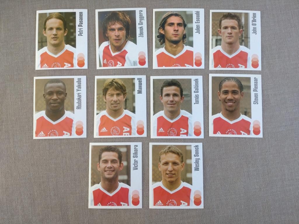 Ajax Voetbalplaatjes - Voetbal 04 Collectie, Verzenden, Zo goed als nieuw, Ajax, Poster, Plaatje of Sticker