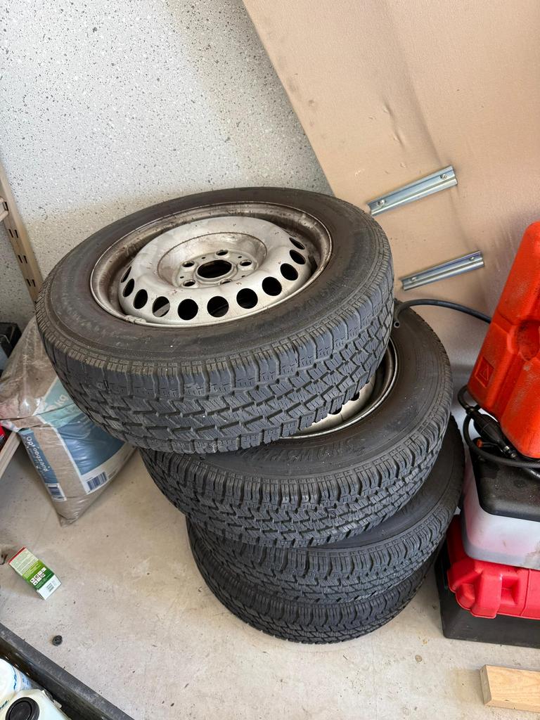 6 x maal velgen volkswagen transporter, Ophalen, Zo goed als nieuw