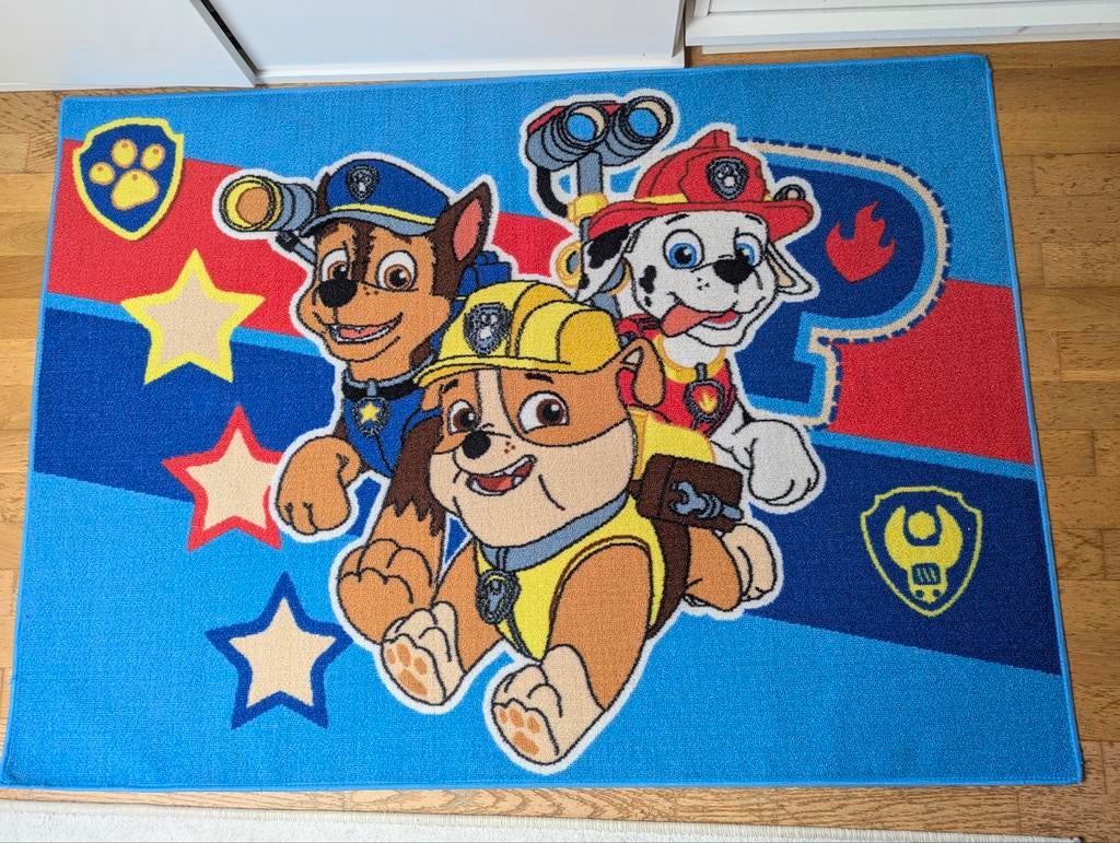 Paw Patrol Vloerkleed 133*95 cm - Nette Staat, Ophalen, Overige kleuren, 100 tot 150 cm, Zo goed als nieuw