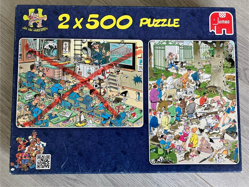 The pee tree Legpuzzel Jan van Haasteren 500 stukjes, Ophalen of Verzenden, 500 t/m 1500 stukjes, Zo goed als nieuw